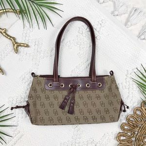 Dooney & Bourke Brown Leather Shoulder Purse